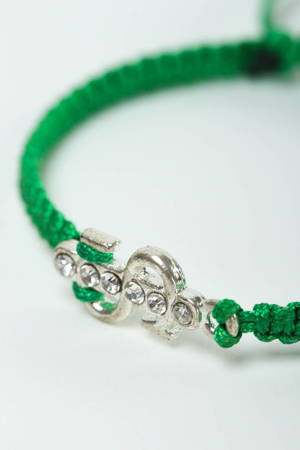 Stylish handmade friendship bracelet, woven cord bracelet beautiful jewellery photo 3
