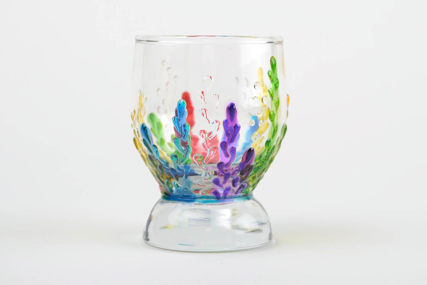 Vaso de chupito hecho a mano de cristal utensilio de cocina regalo original foto 3