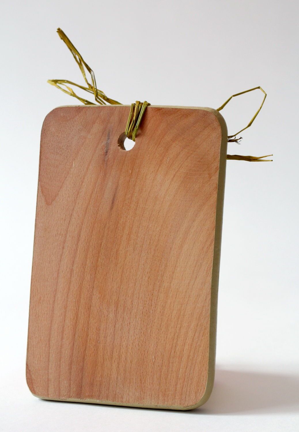 Tábua de corte de madeira, decoupage foto 4