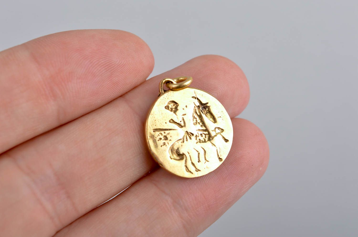 Handmade designer jewelry stylish cute pendant metal brass pendant cute gift photo 5