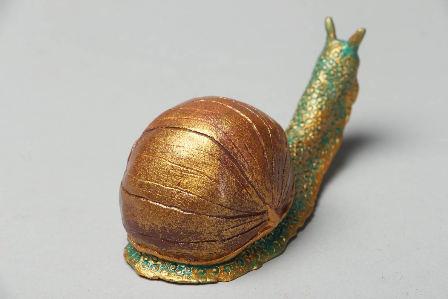 Decorative ceramic figurine Snails photo 2