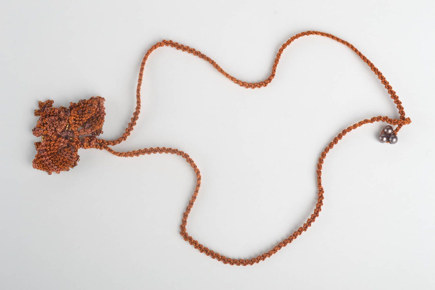 Rocailles Kette Halskette mit Anhänger Schmuck handgemacht Halskette für Frau foto 3