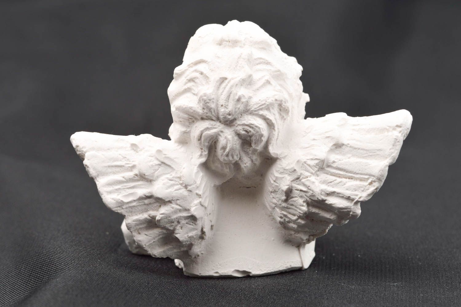 Figura de yeso hecha a mano figura decorativa decoración de interior Angelito foto 4
