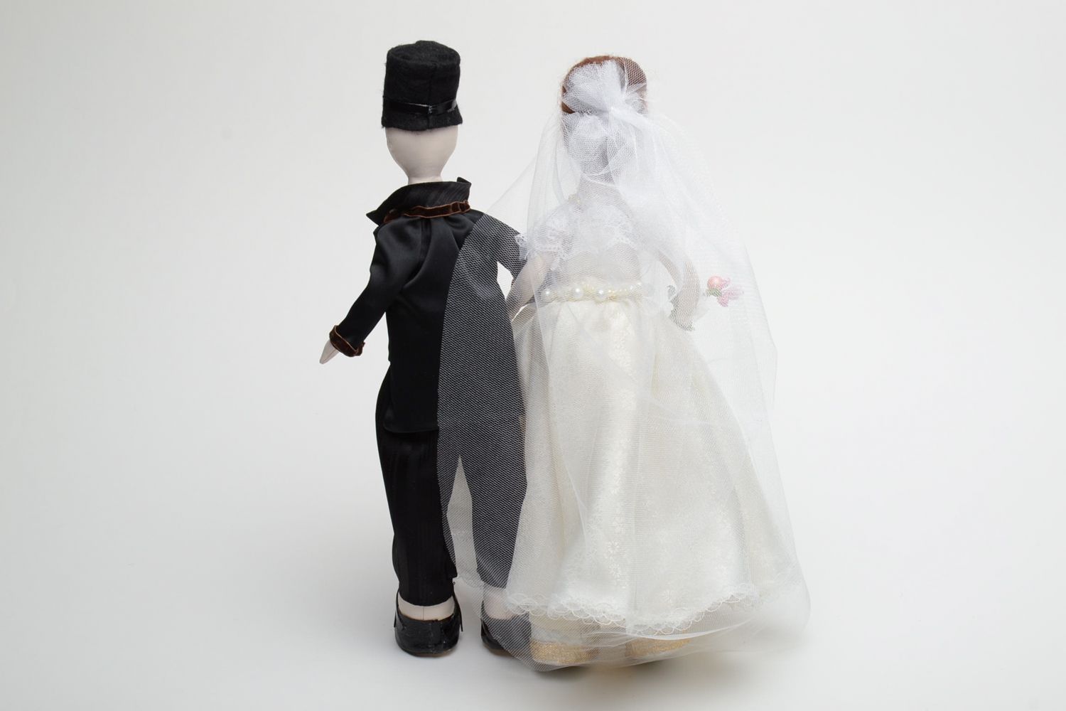 Мягкие куклы свадебные игрушки жених и невеста фото 4