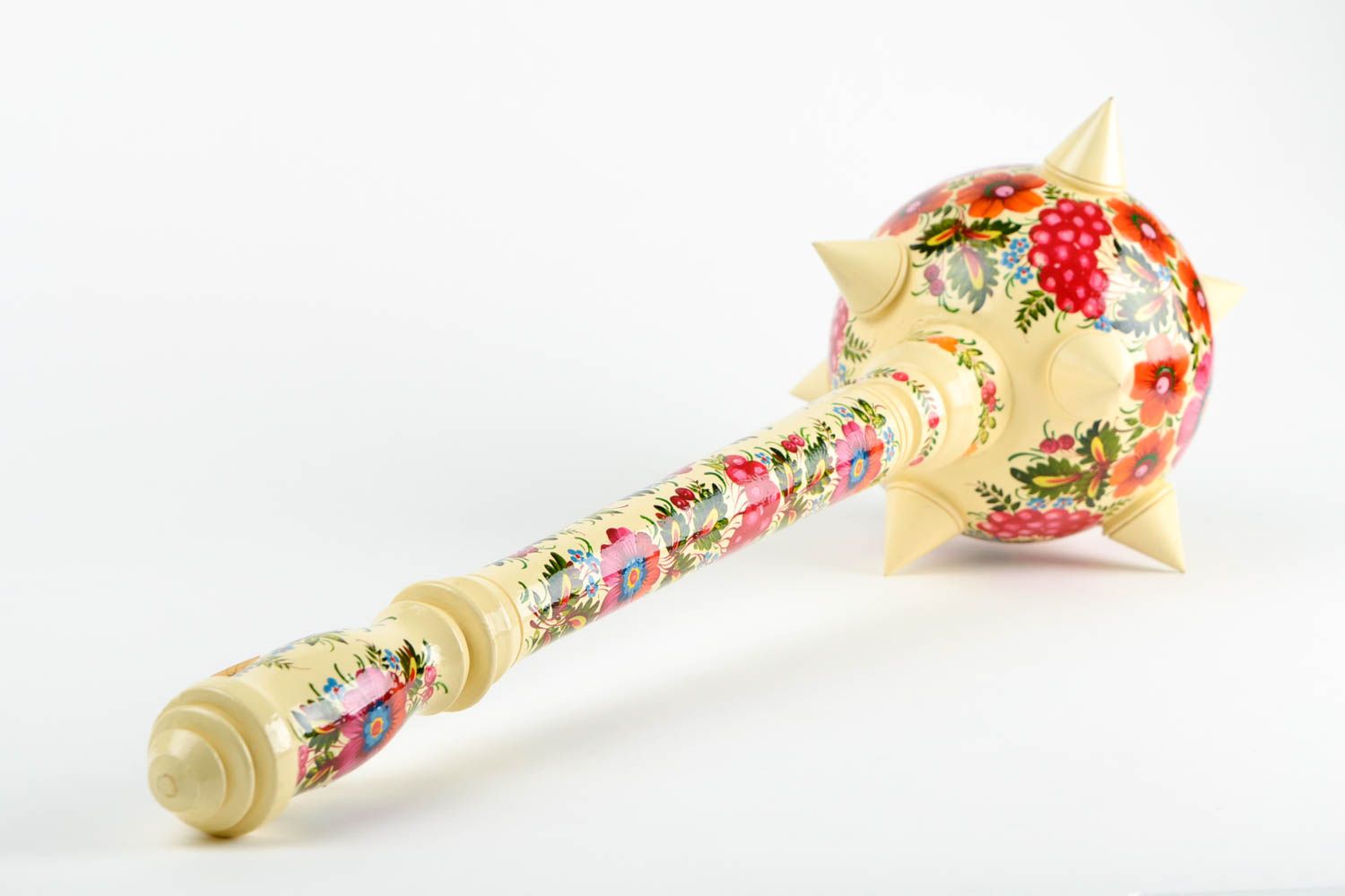 Handmade designer wooden made stylish decorative weapon ancient souvenir photo 5