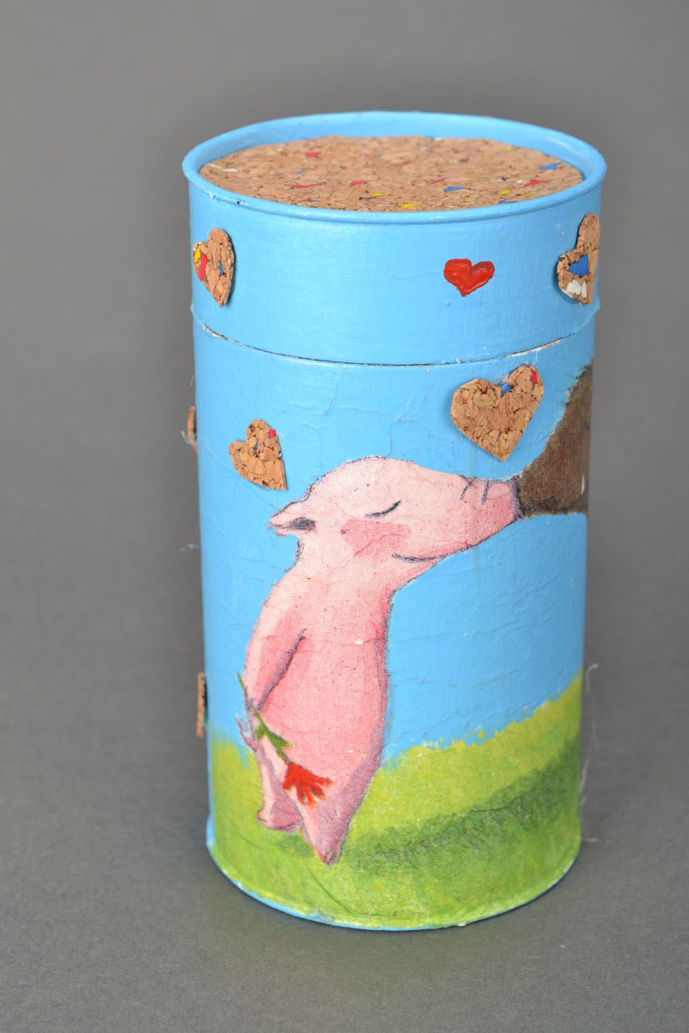 Decorative box Pigs Lovers photo 4