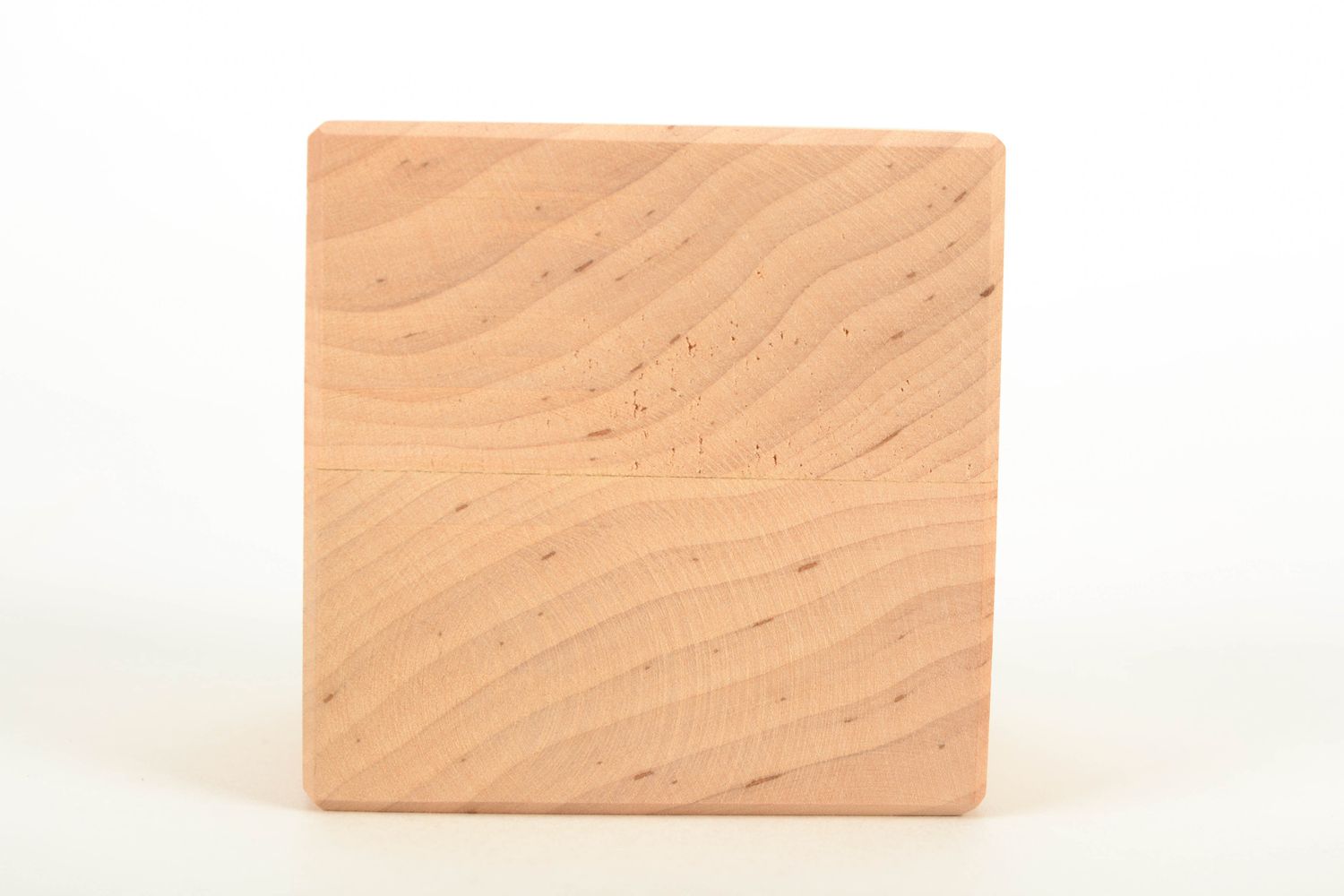 Wooden craft blank Cube photo 4
