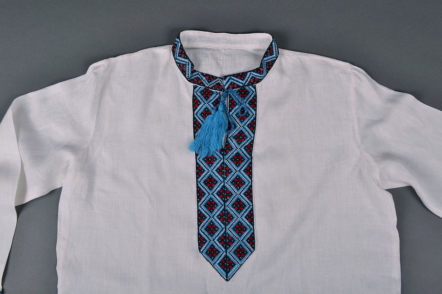 Ukrainian ethnic embroidered shirt photo 1