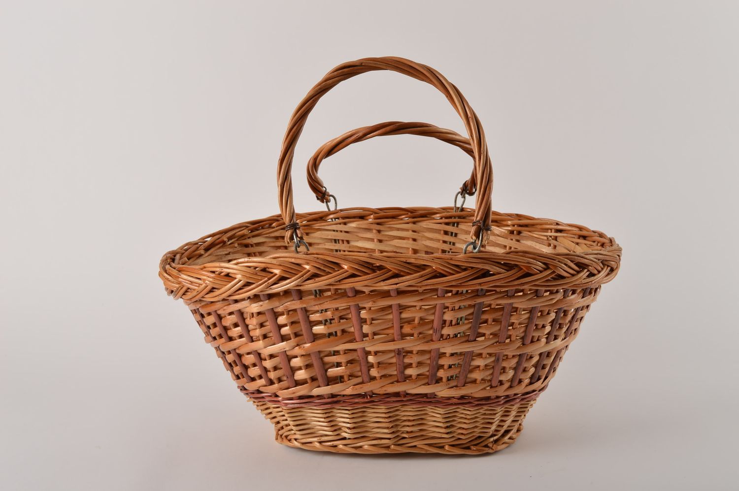 Handmade cute Easter basket stylish decorative element designer basket photo 2