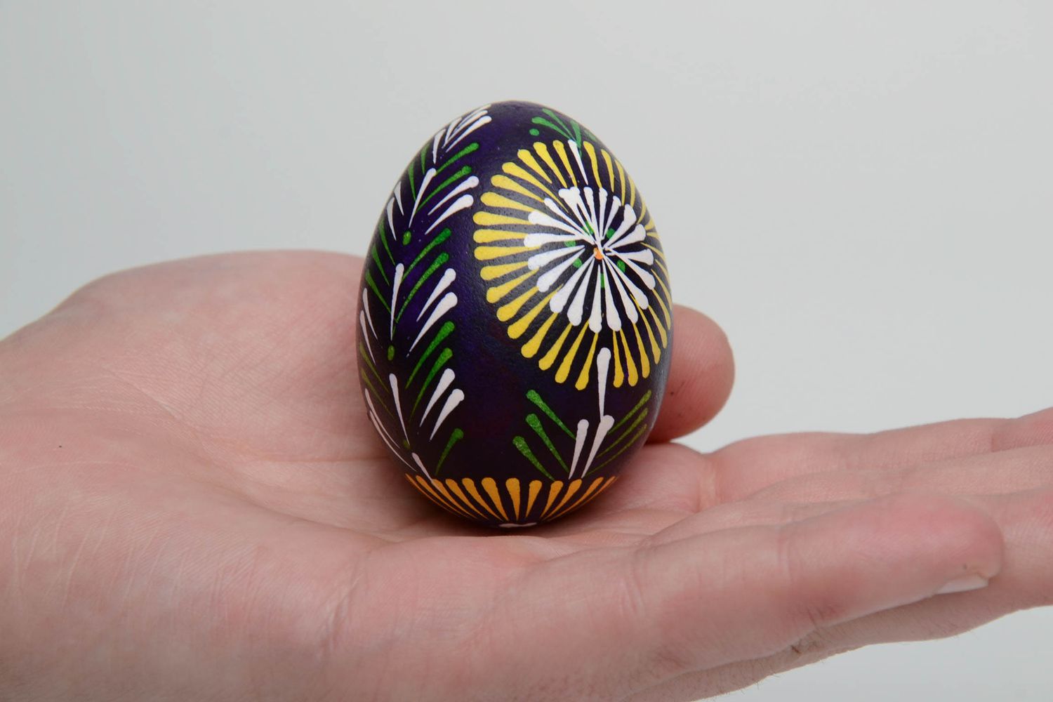Lemkiv painted egg for Easter decor photo 5