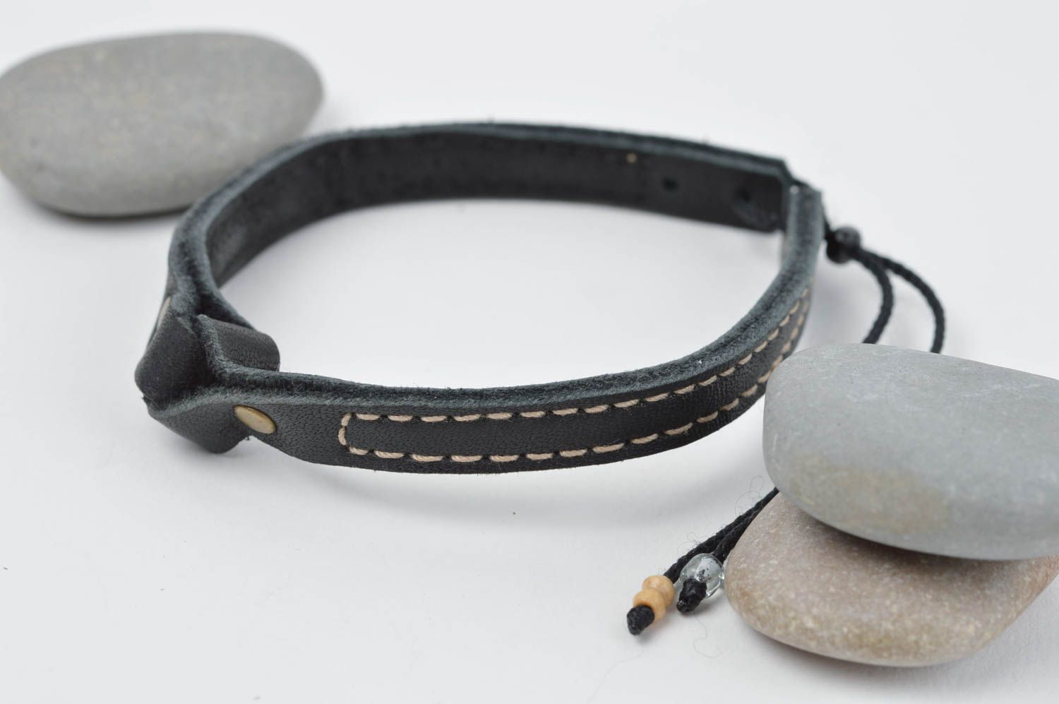 Stylish handmade leather bracelet unisex bracelet designs designer accessories photo 1