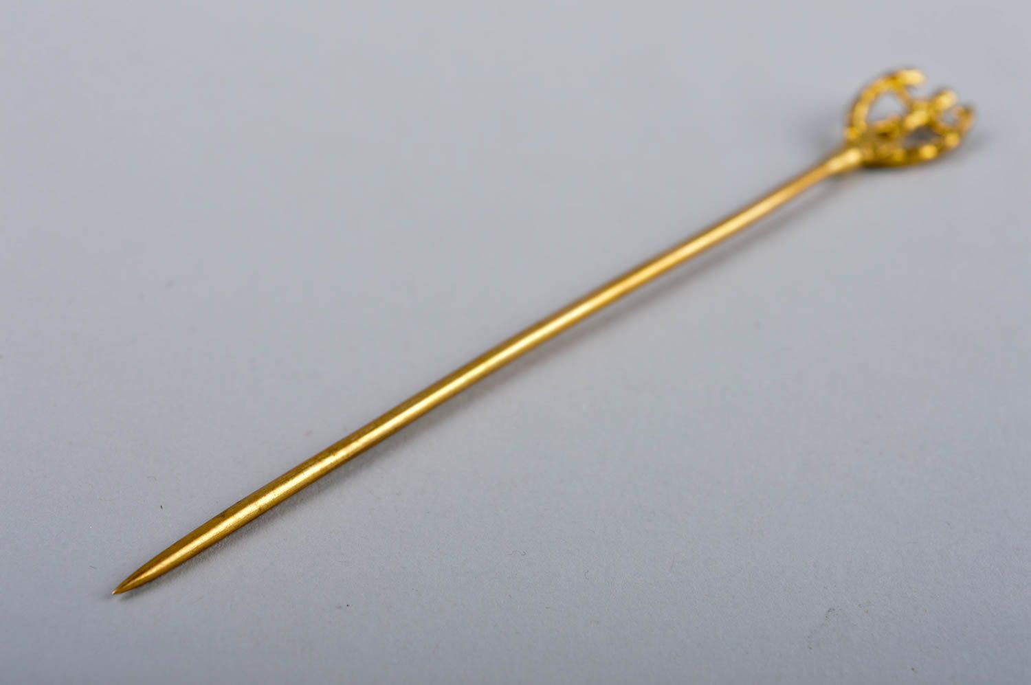 Handmade brass accessory stylish hair stick beautiful metal hair stick photo 3