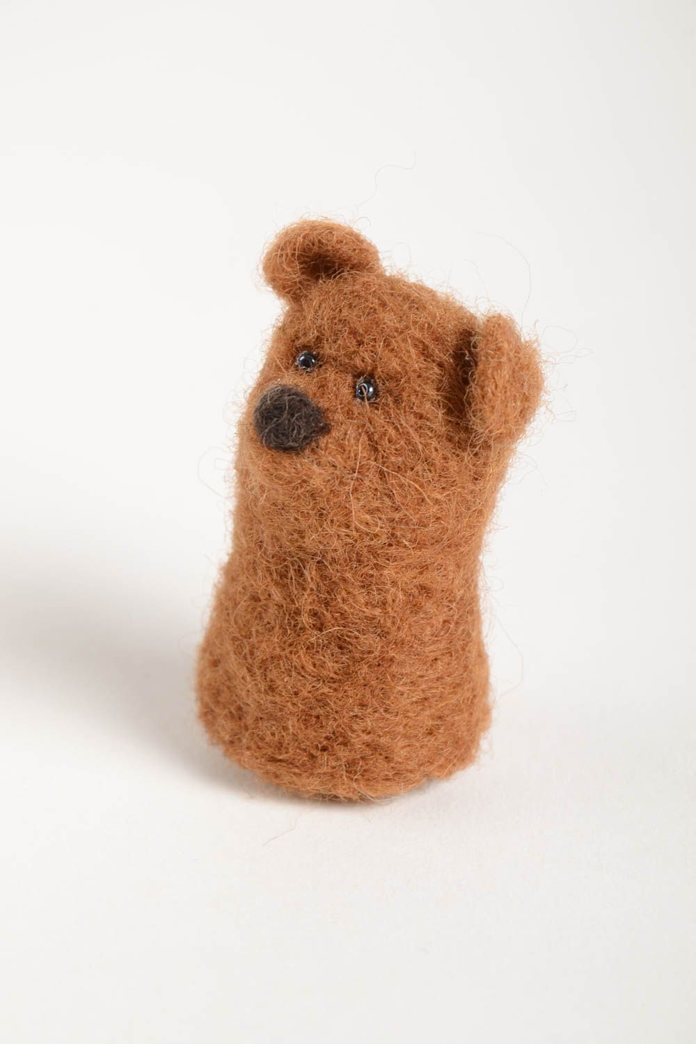 Handmade felted wool toy soft toy for kids needle felting interior decorating photo 4