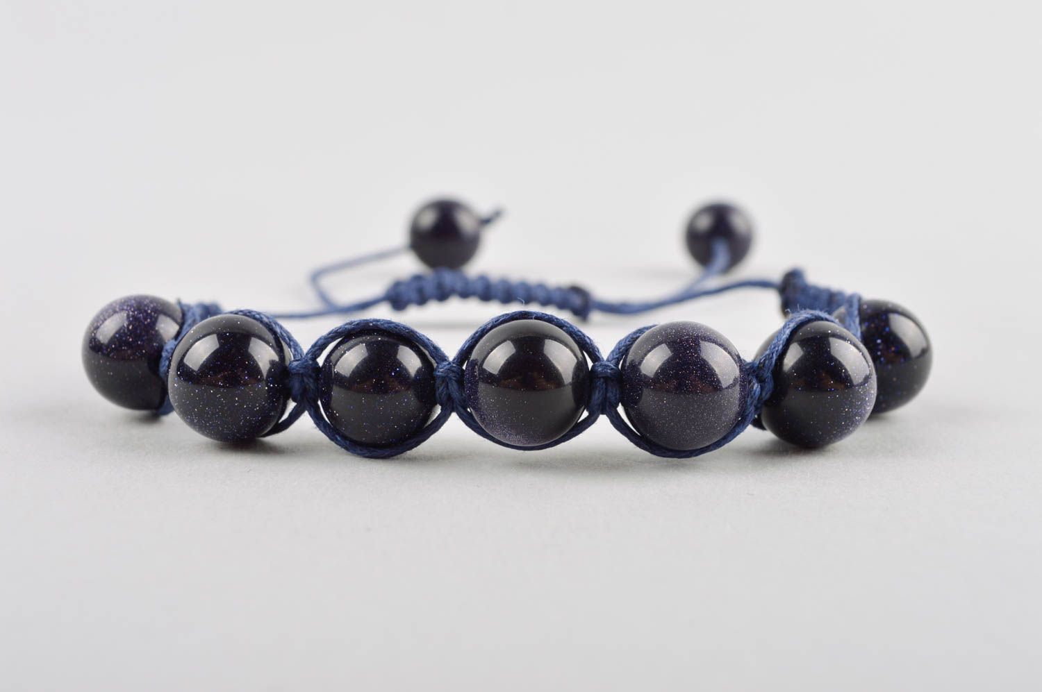 Unusual handmade woven cord bracelet charm bracelet artisan jewelry designs photo 3