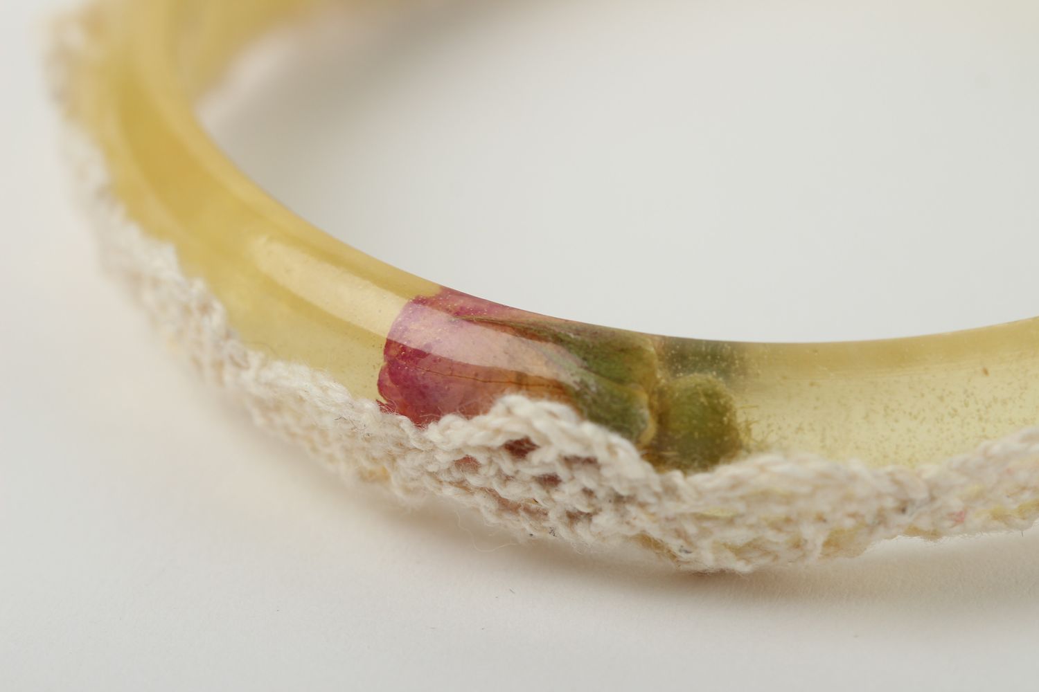 Bracciale di resina epossidica fatto a mano braccialetto originale da polso foto 4