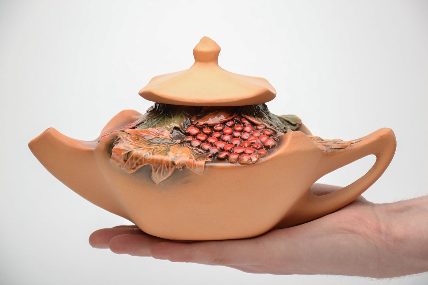 Homemade clay teapot Ethnic photo 5