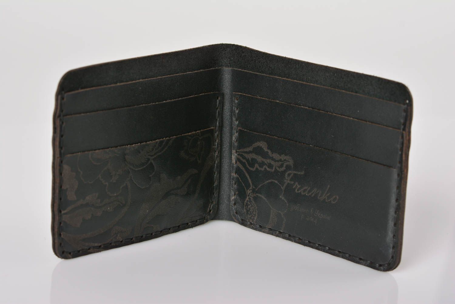Женское портмоне ручной работы кожаный кошелек аксессуар для женщин гравировка фото 2