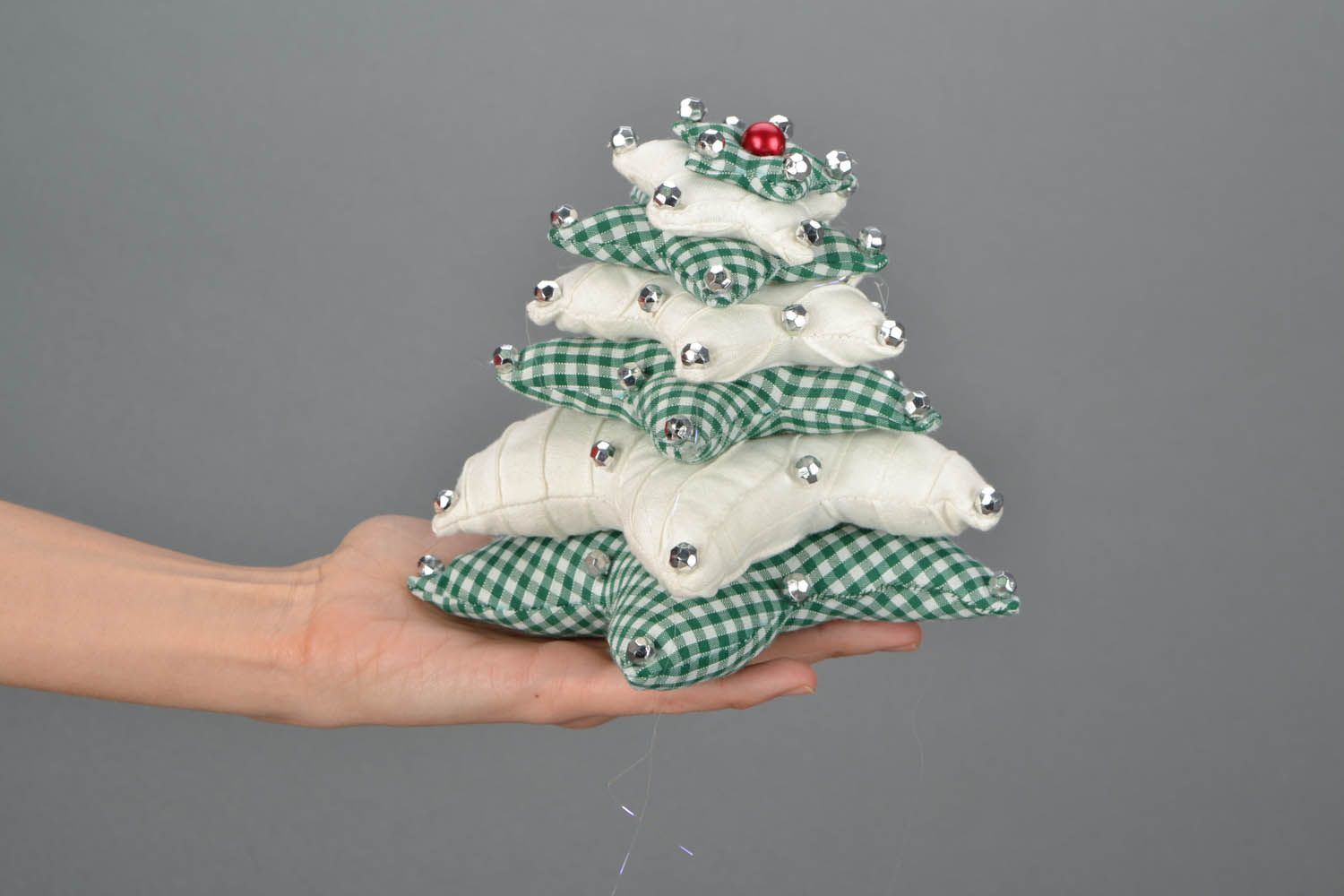 Fabric Christmas tree photo 2