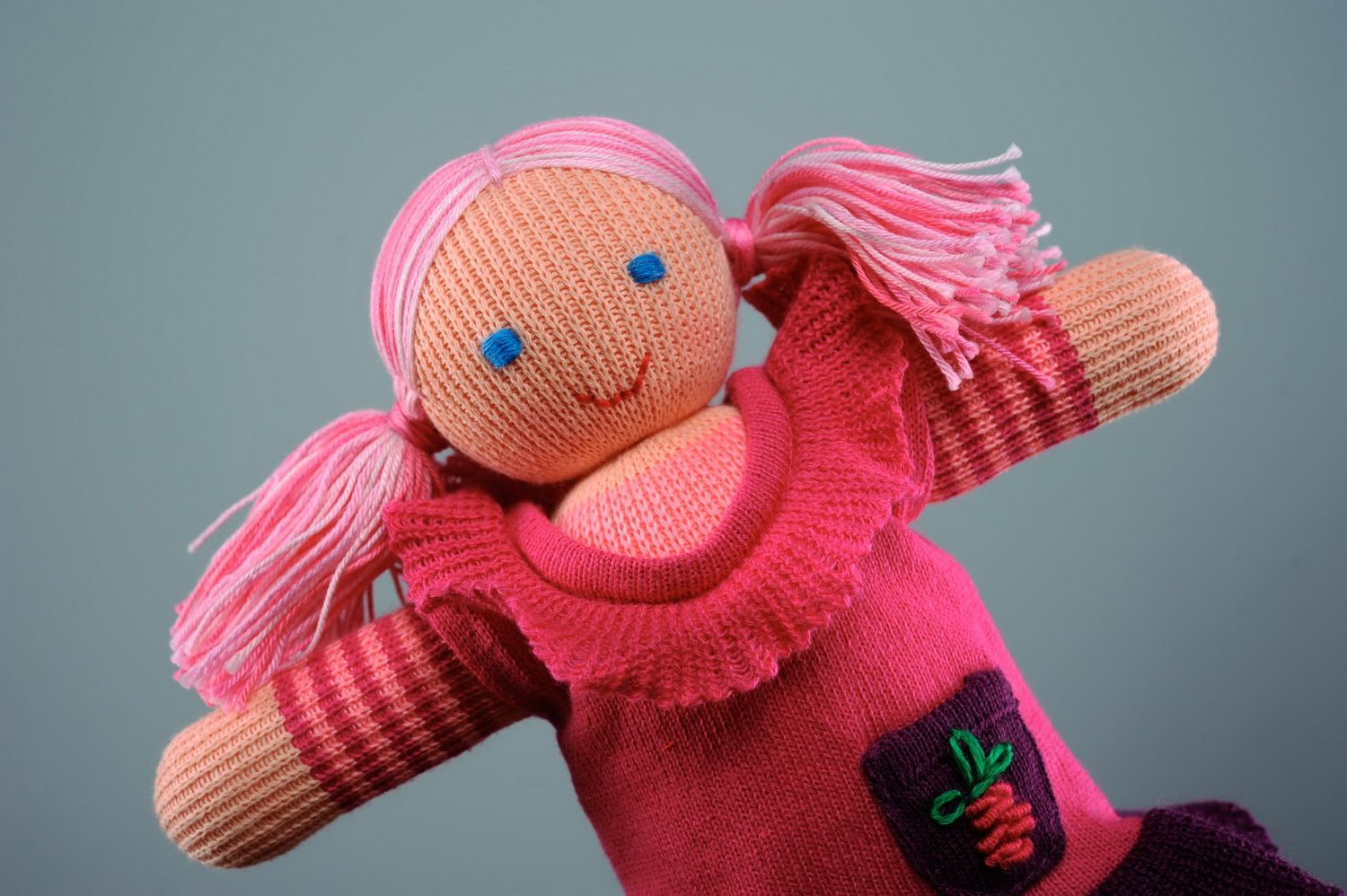 Decorative soft doll Raspberry photo 3