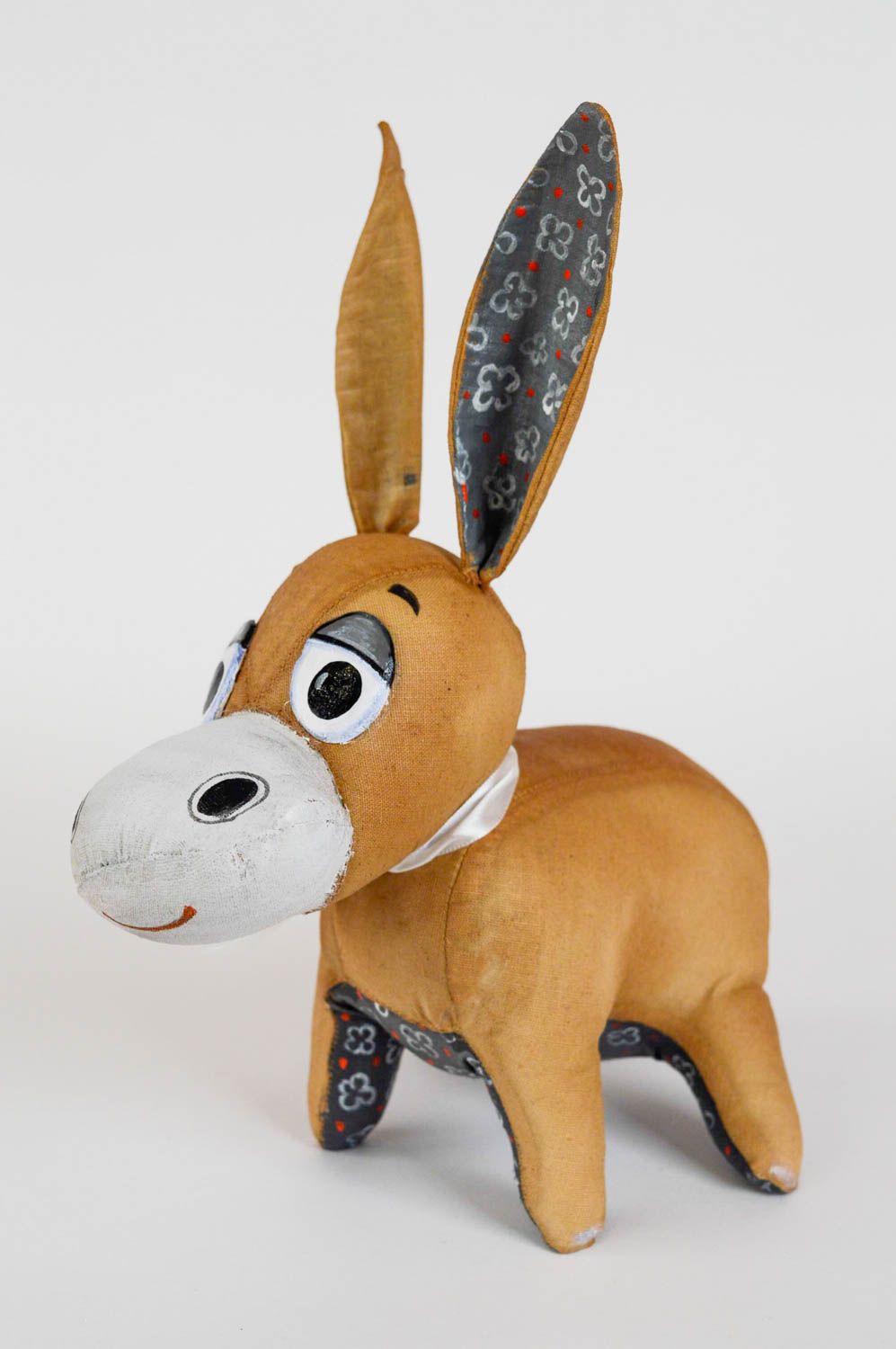 Handmade Kuscheltier Esel Designer Stofftier mit Aroma schön für Kinder Geschenk foto 2