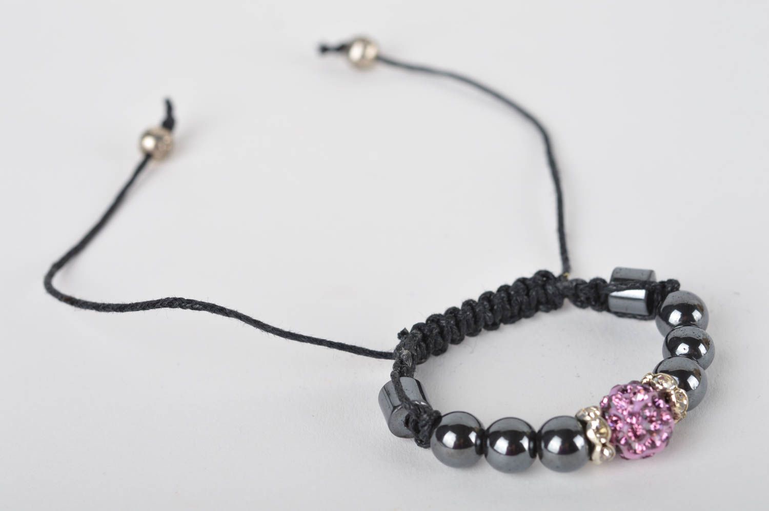 Womens handmade cord bracelet beaded bracelet designs costume jewelry ideas photo 2