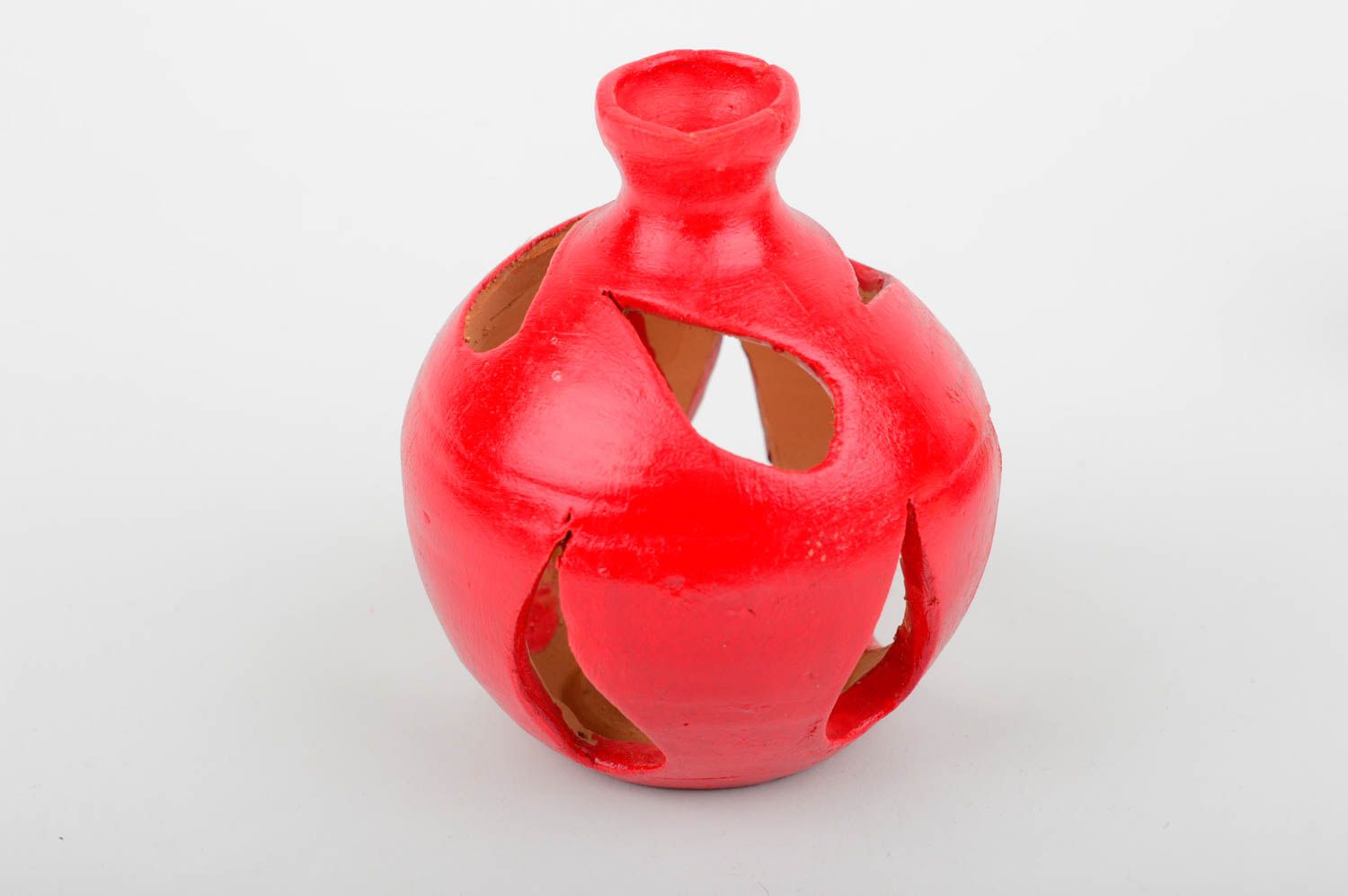 Keramik Handarbeit Kerzenständer für Teelichter Haus Dekoration Keramik Deko  foto 3