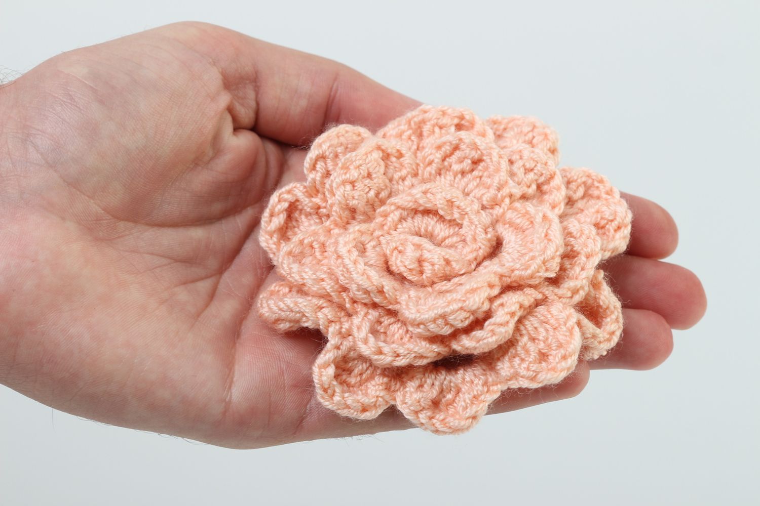 Accesorio para hacer bisutería artesanal flor tejida regalo original para mujer foto 5