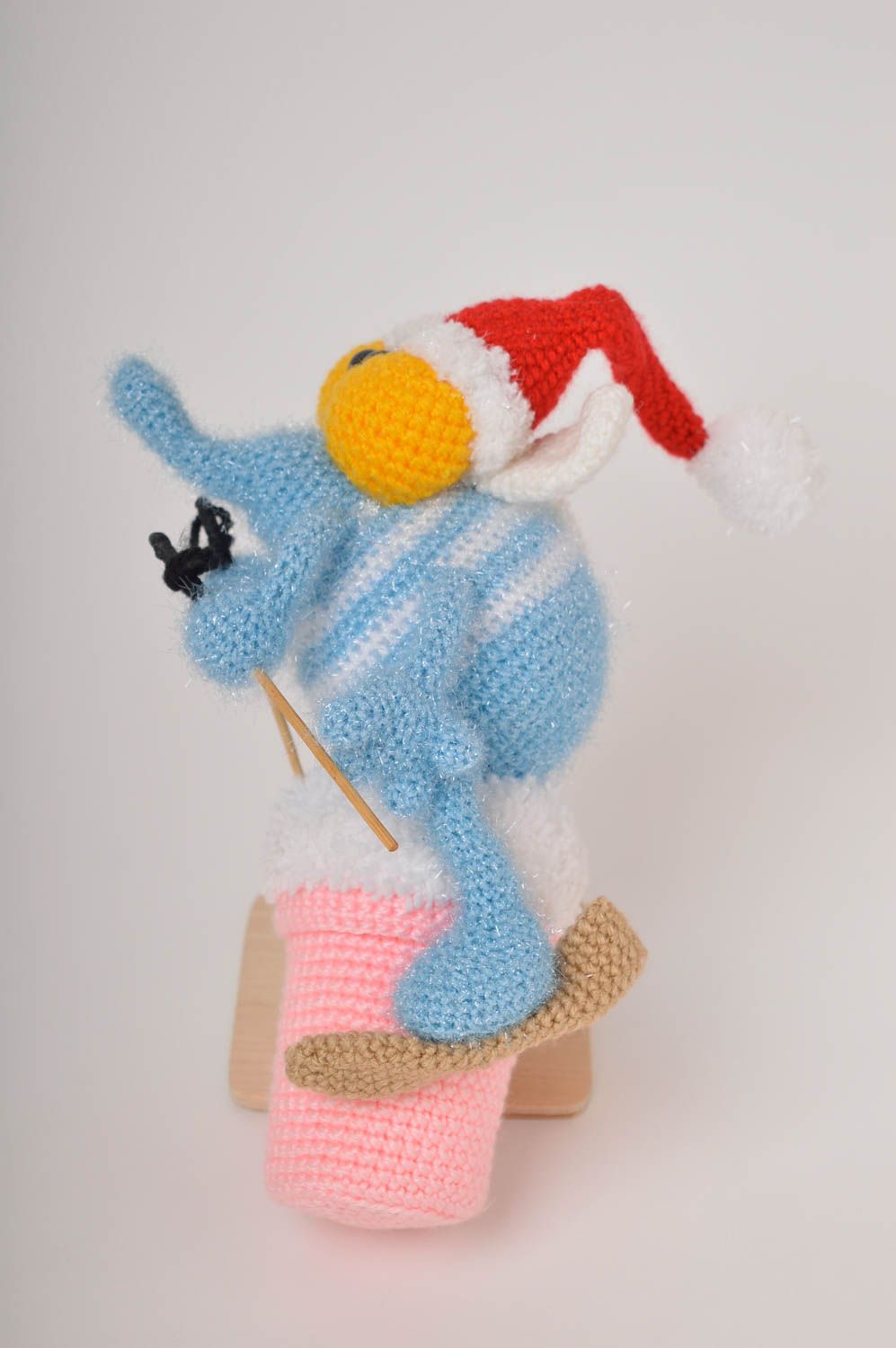 Handmade ausgefallenes Spielzeug Geschenk Idee lustiges Stofftier Fliege  foto 4