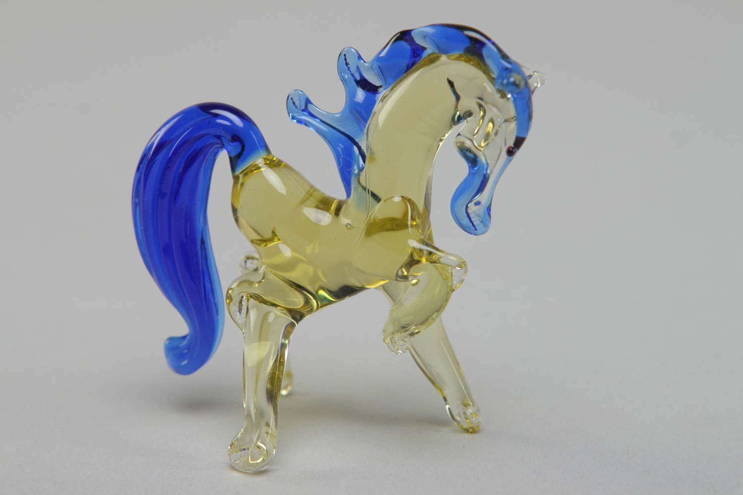 Lampwork glass figurine Horse photo 1