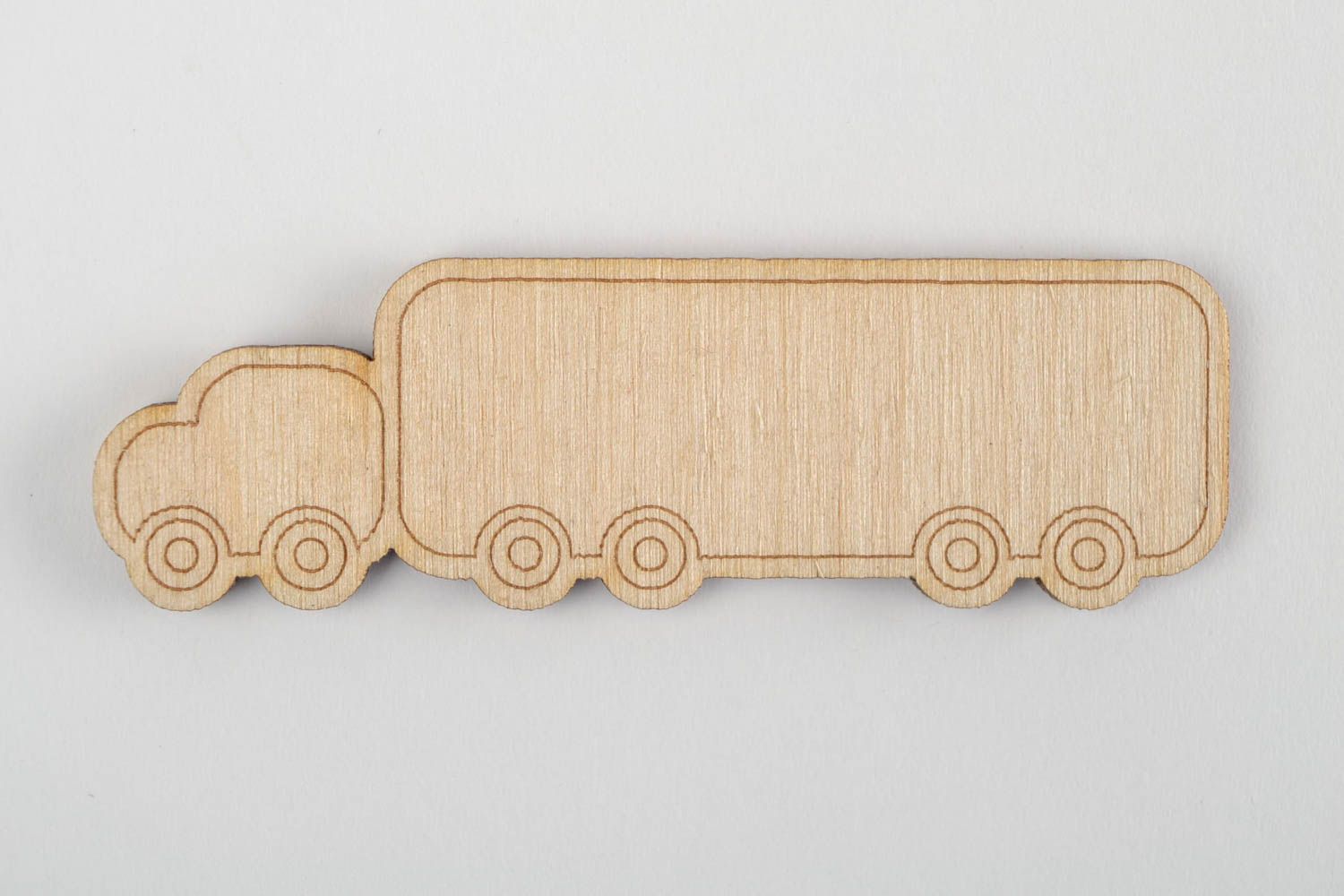 Handmade Lastwagen Holz Miniatur Figur Holz Rohling zum Bemalen Kinder Geschenk foto 4