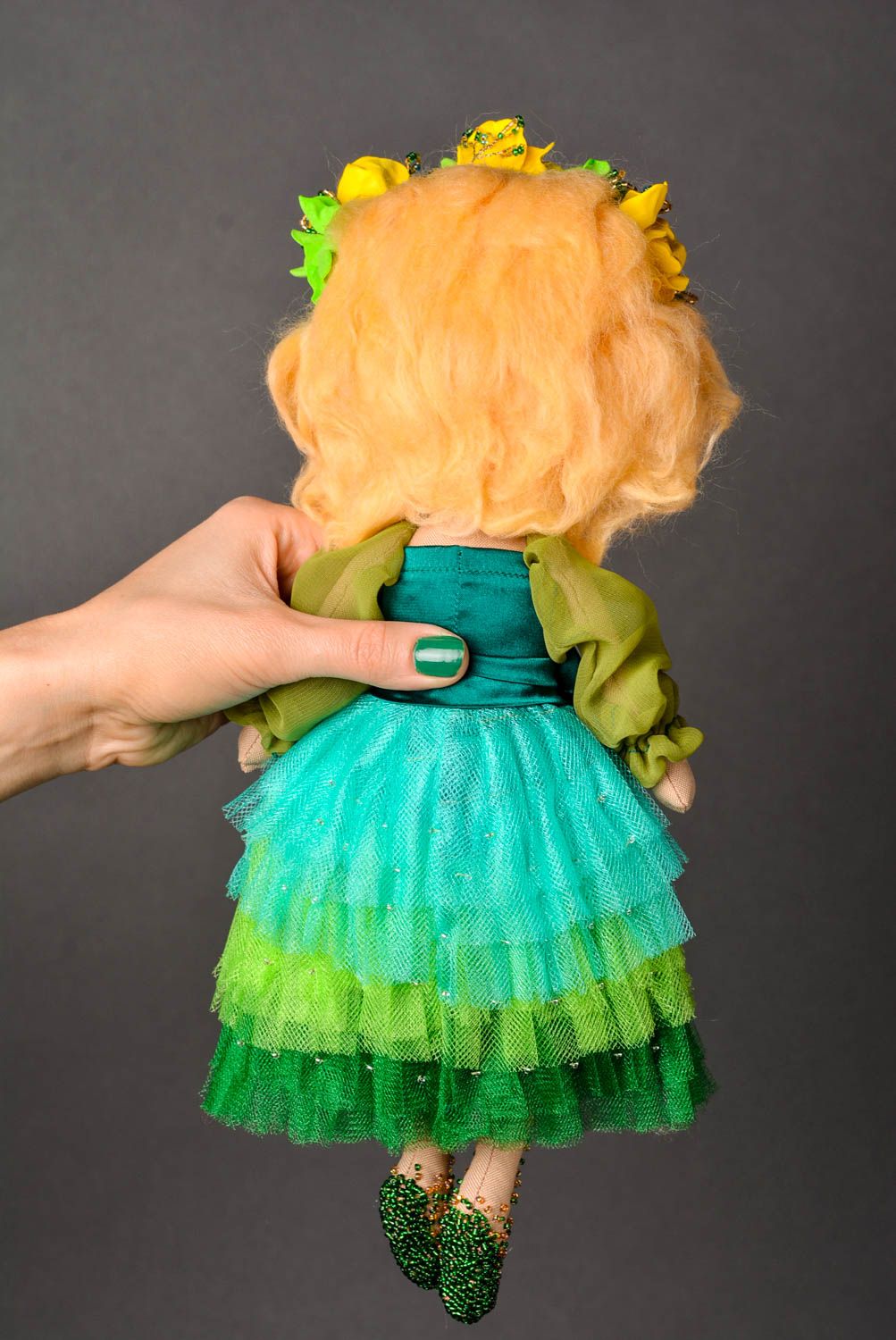 Muñeca de trapo artesanal juguete infantil regalo original para niña Princesa  foto 2