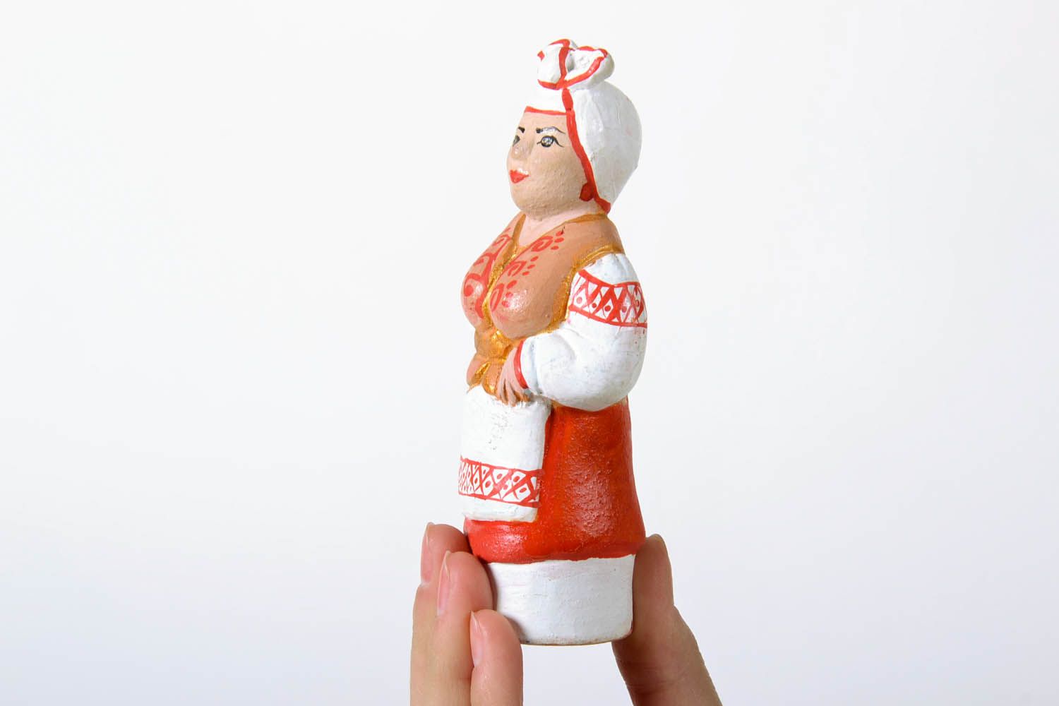 Statuette aus Keramik Ukrainerin  foto 5