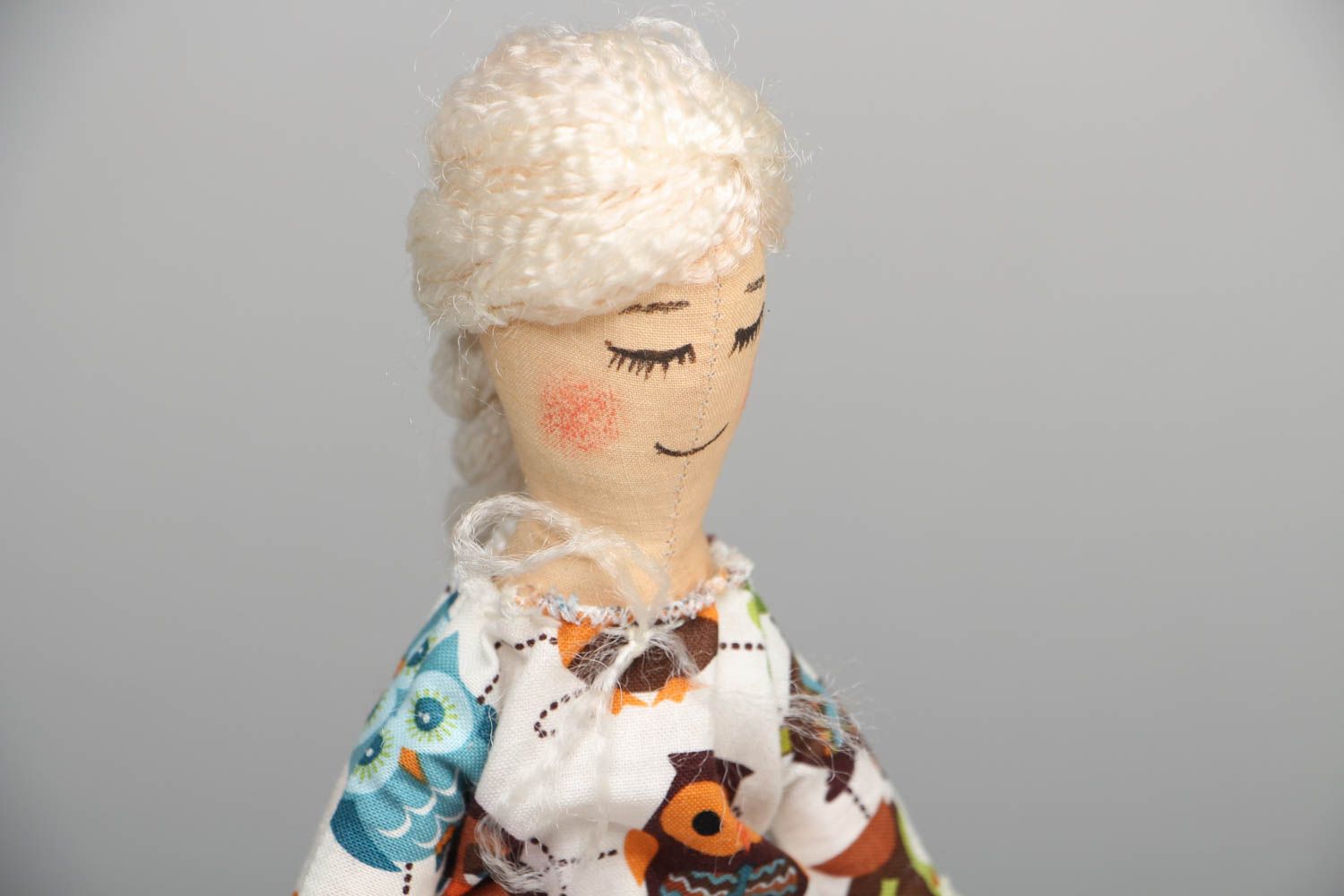 Мягкая игрушка кукла из ткани Беременная фото 2