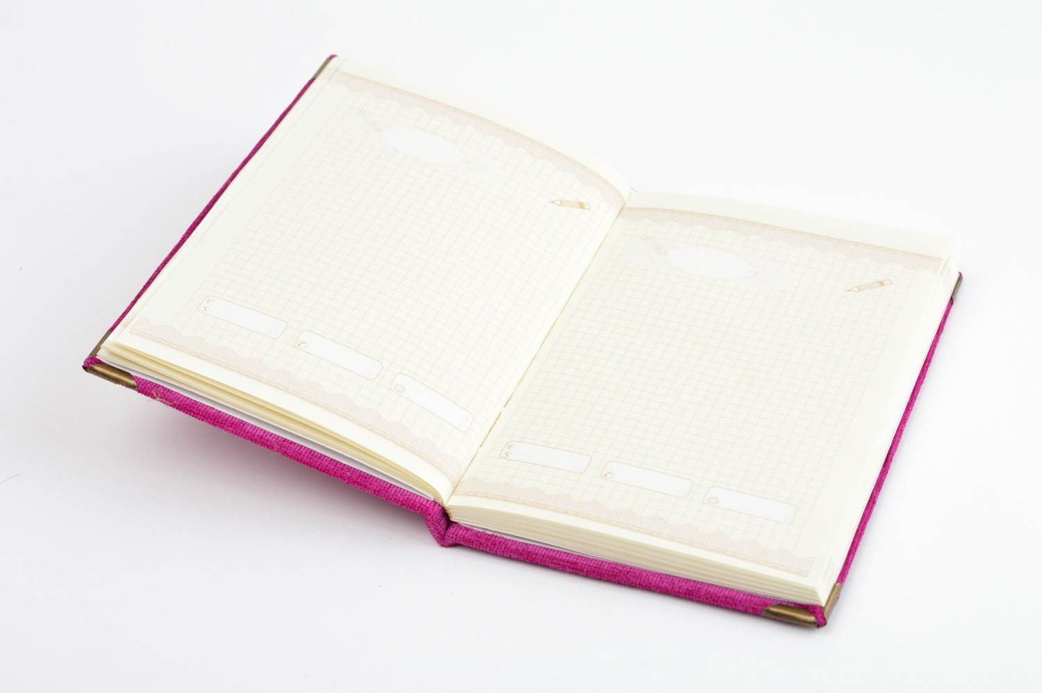 Handmade unusual pink notebook designer beautiful notebook stylish diary photo 3