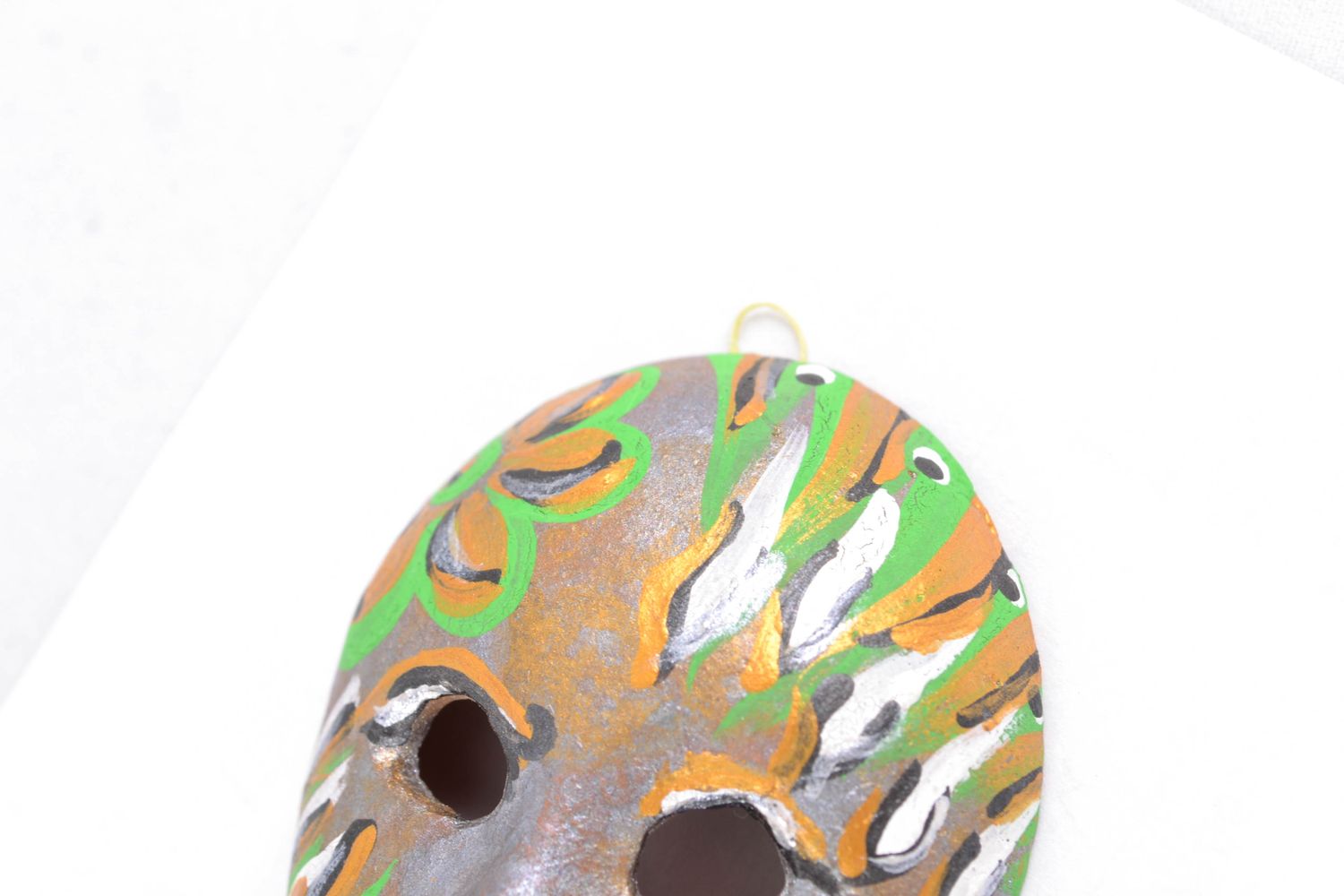 Интерьерная подвеска карнавальная маска сувенир фото 4