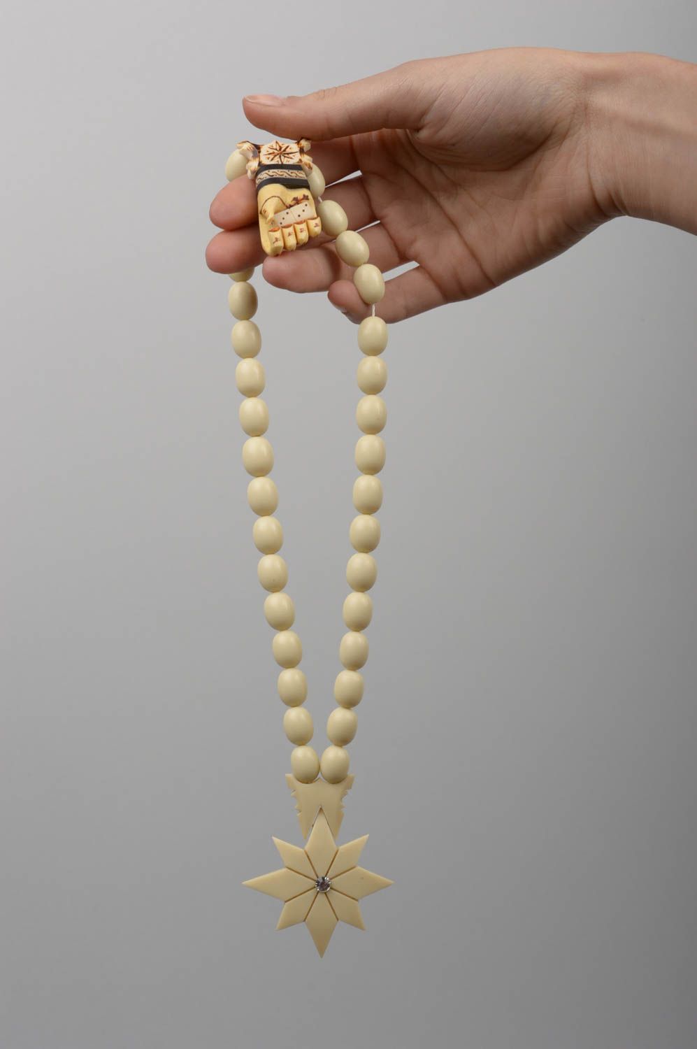 Catholic gifts handmade rosary beads prayer rope worry beads gifts for men photo 5