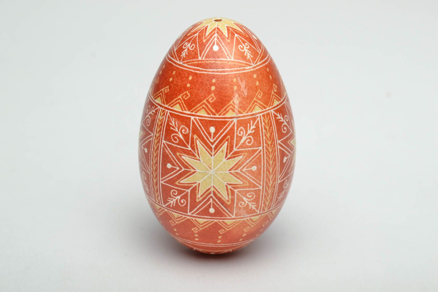 Пасхальное яйцо с росписью ггусиное фото 2