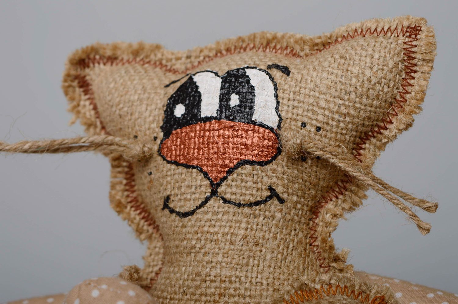Soft toy with eyelet Cat with Heart photo 2
