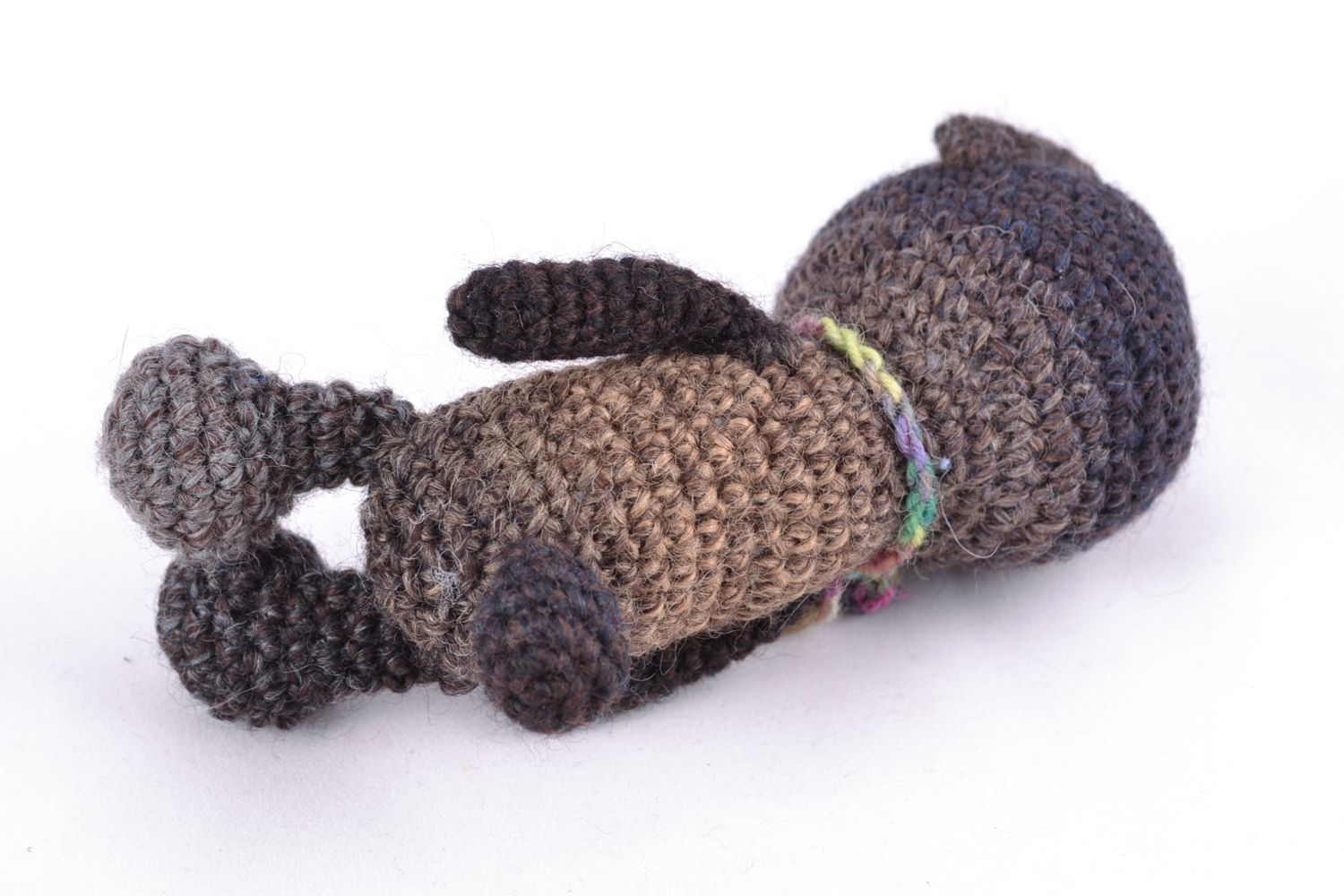 Small crochet toy bear photo 4