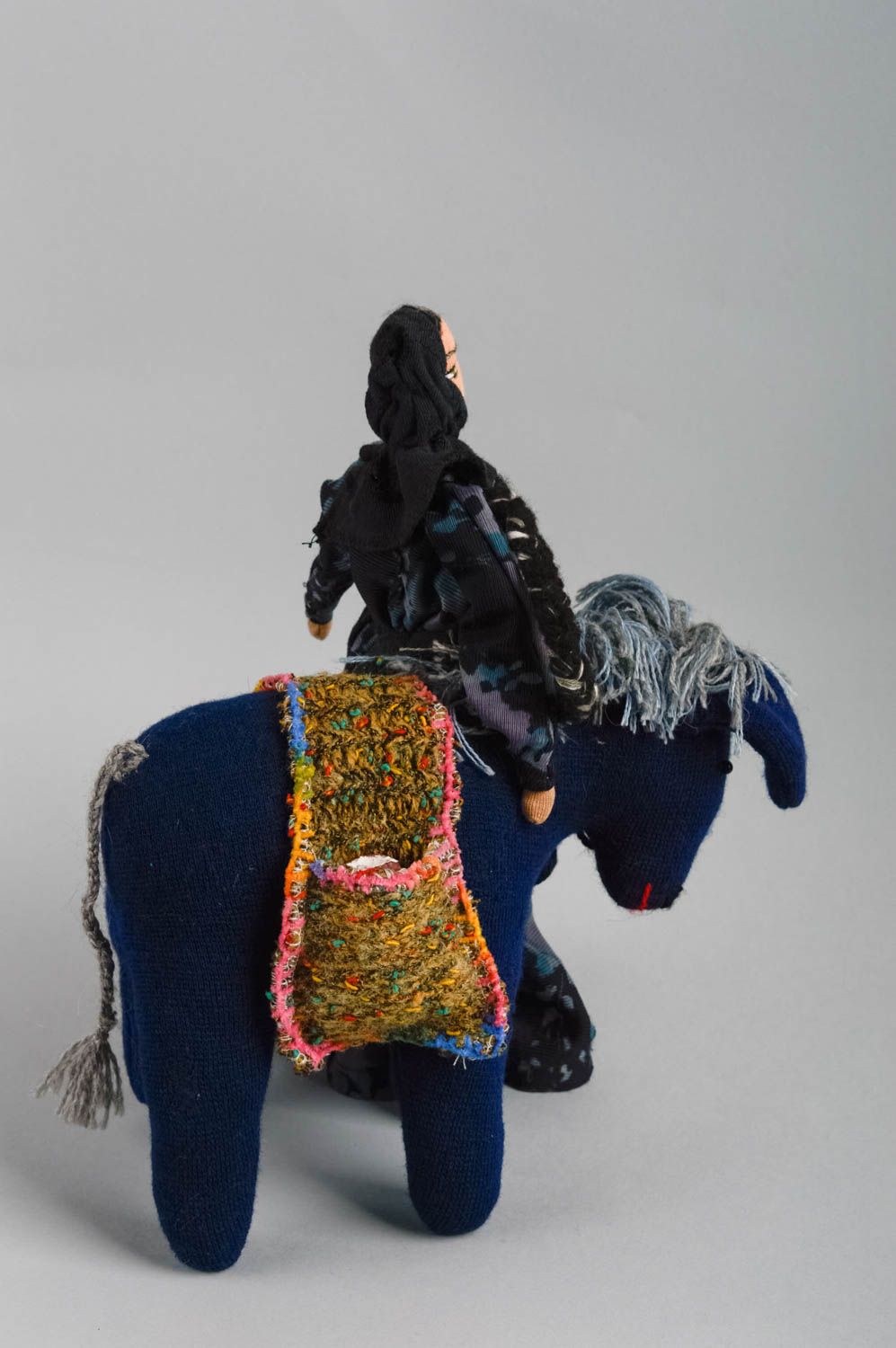 Декоративная кукла с мулом красивая небольшая для интерьера подарочная хэнд мейд фото 2