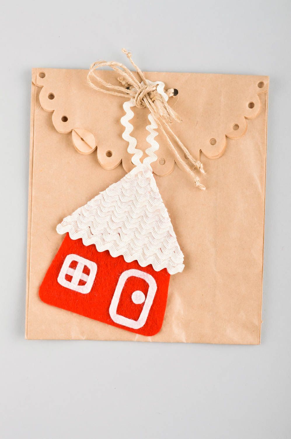 Handmade ausgefallenes Geschenk Verpackung für Geldgeschenke Geschenk Idee Haus foto 1