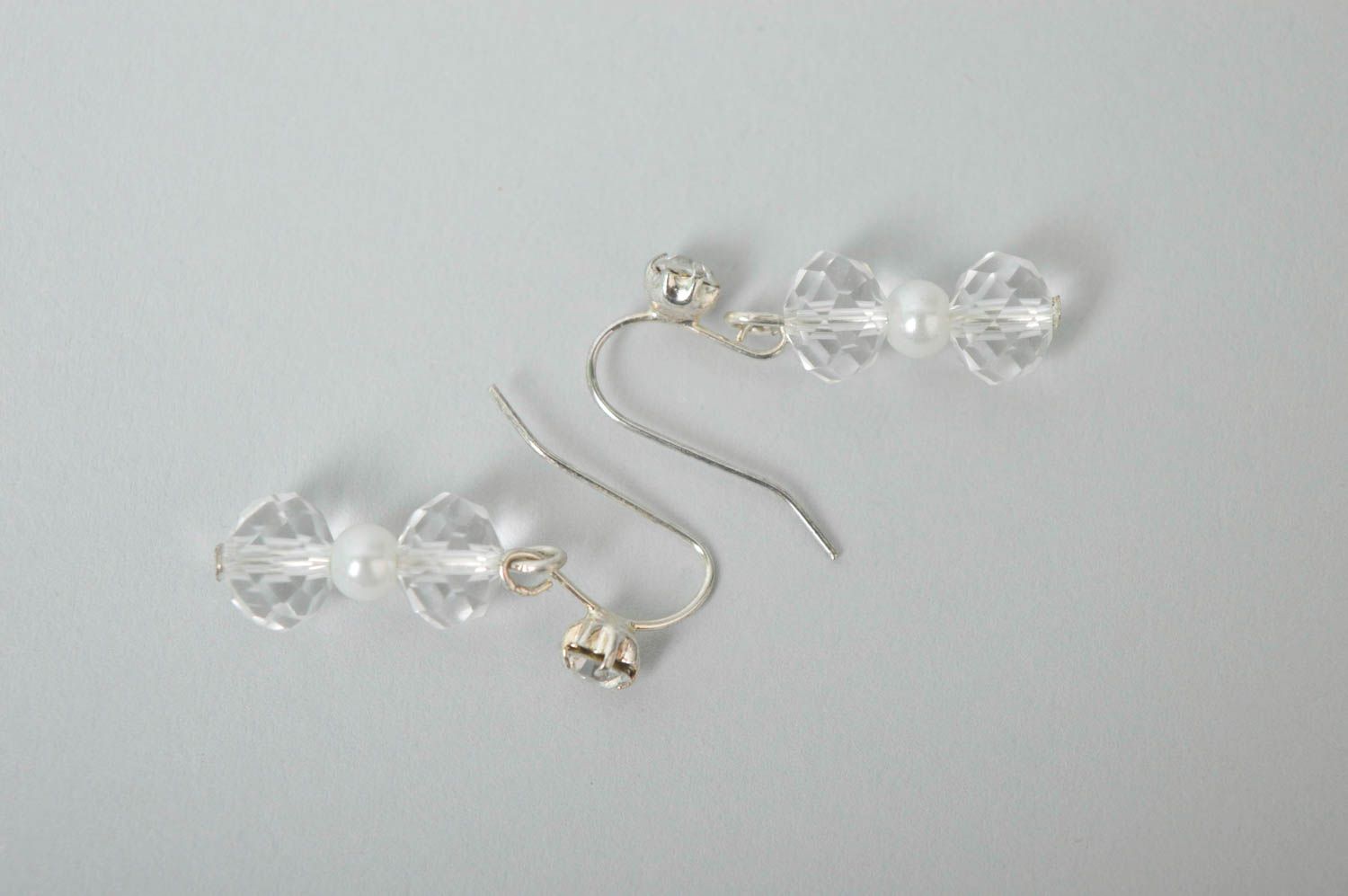Handmade earrings transparent fashion earrings long earrings  dangle earrings   photo 3