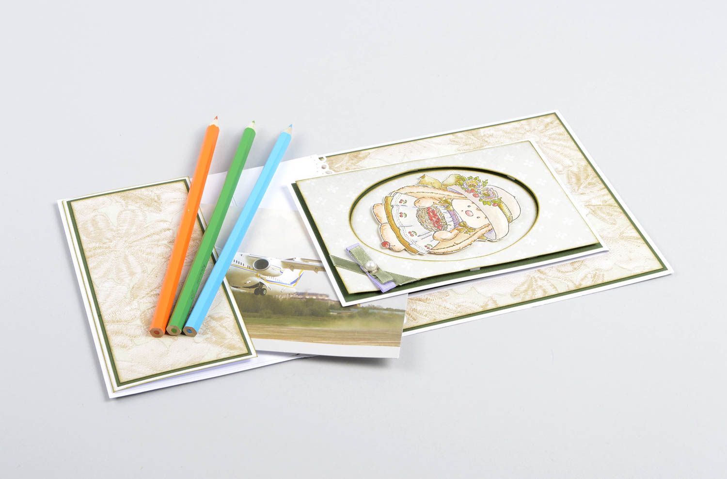 Handmade schöne Grußkarte Hase Karte für Geldgeschenke kreative Geschenkidee  foto 5