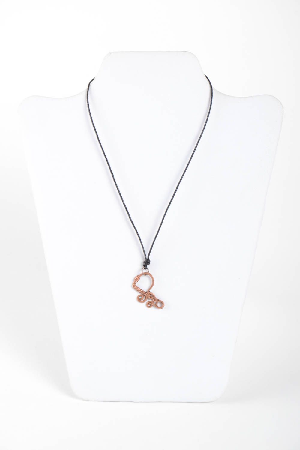 Handmade copper pendant copper jewelry wire wrap accessories for girls photo 2