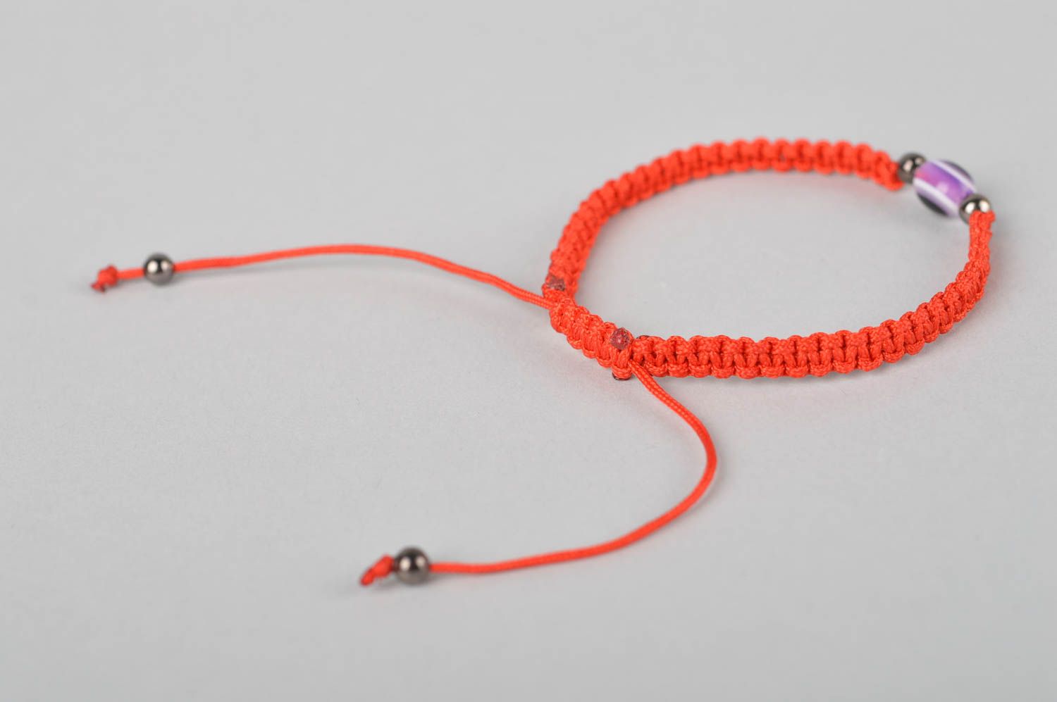 Stylish handmade cord bracelet woven wrist bracelet cool jewelry designs photo 5