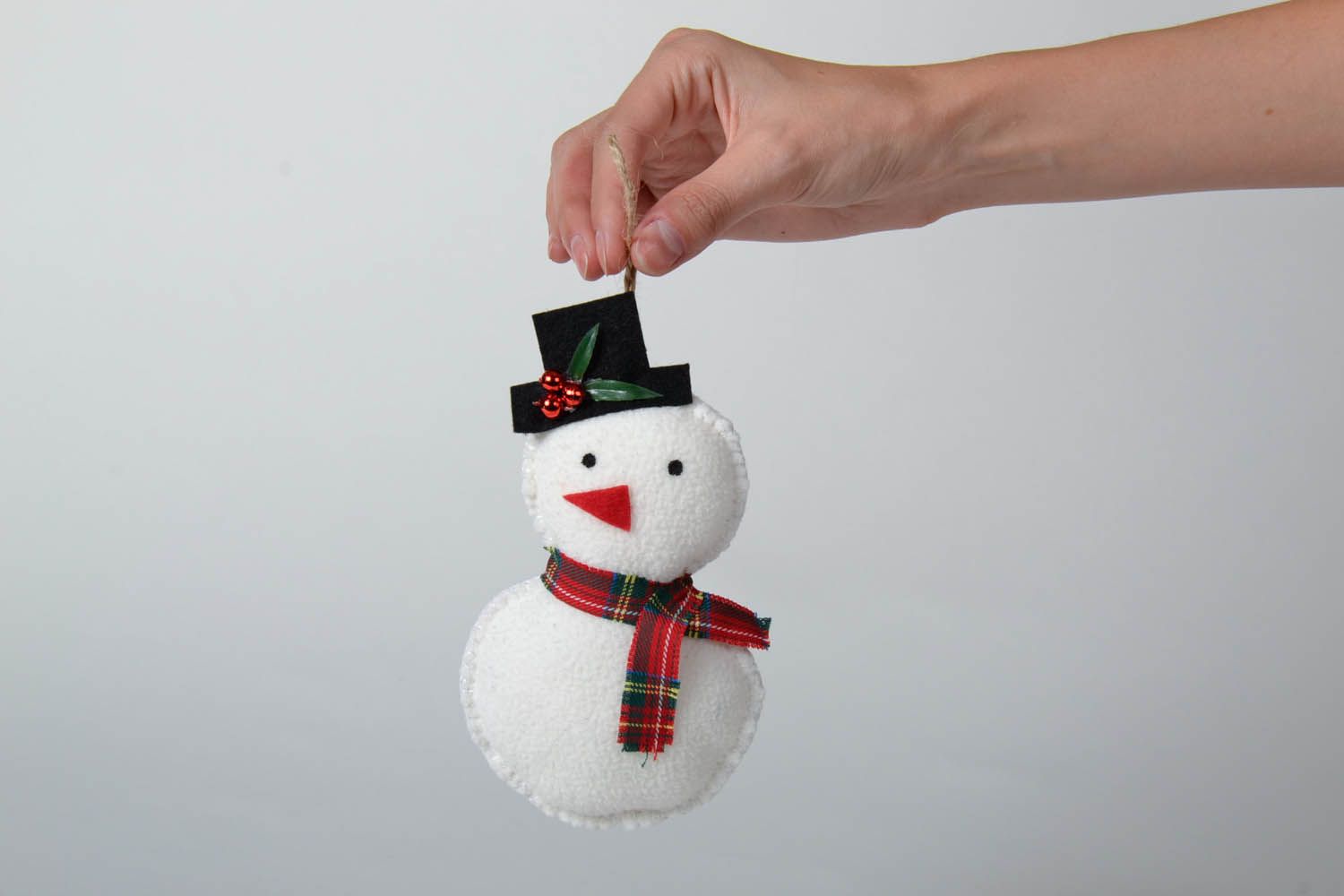 Colgante de navidad con forma de muñeco de nieve foto 5
