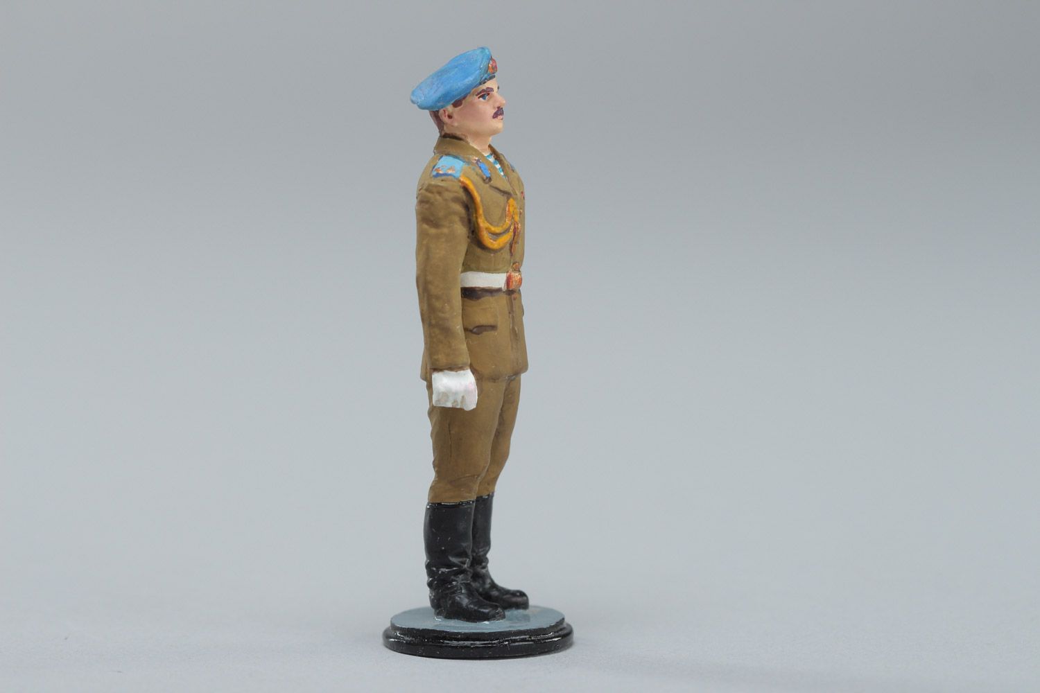 Figurilla de estaño artesanal para coleccionar soldado paracaidista sovético  foto 3