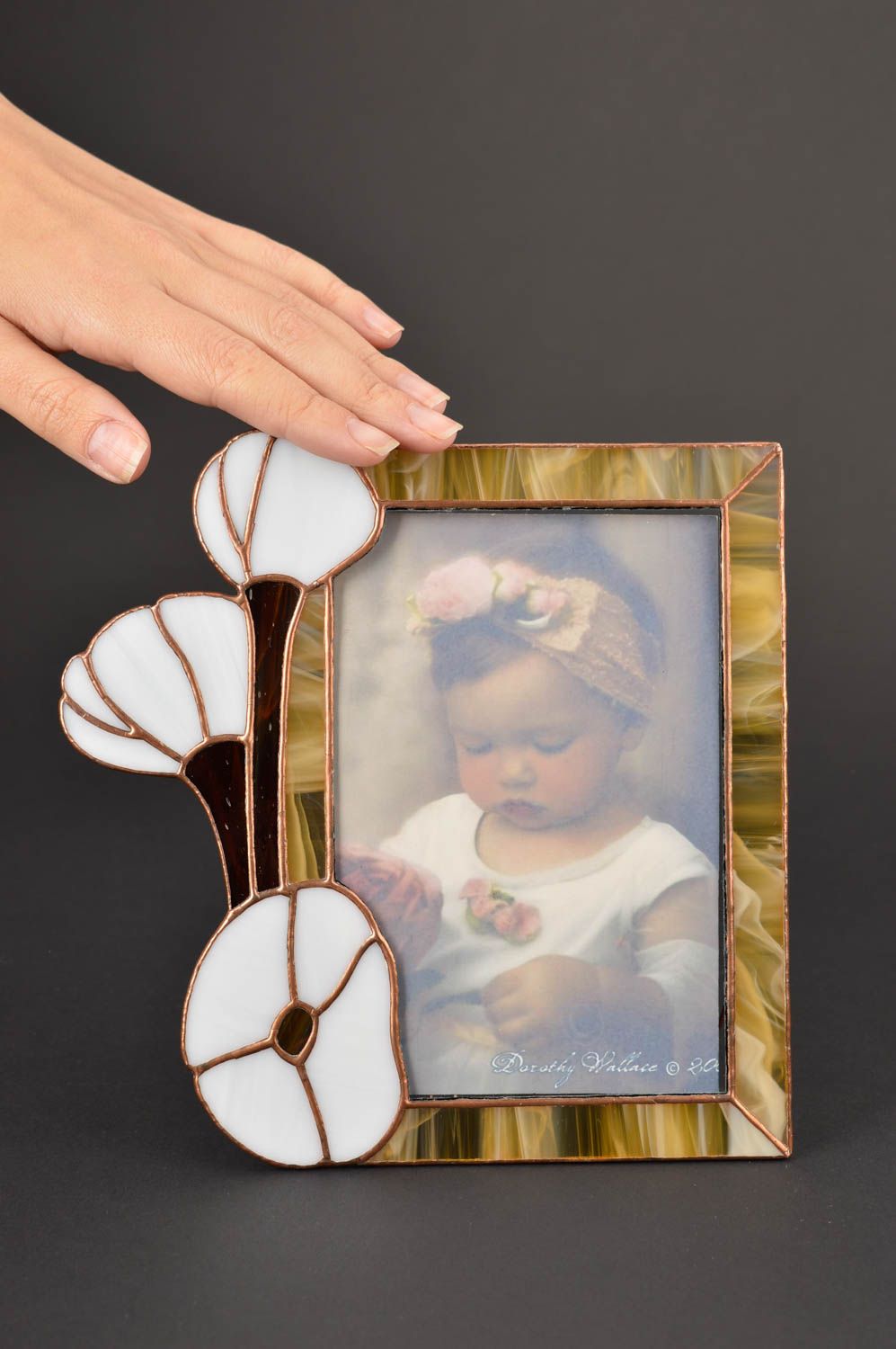 Gentle handmade photo frame glass fusing ideas handmade gifts for girls photo 5