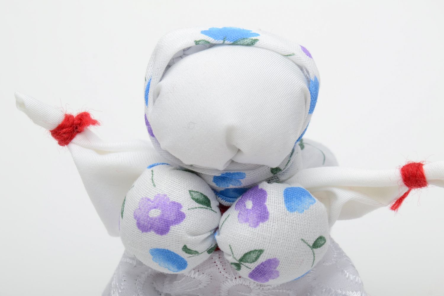 Handmade Puppe Glücksbringer aus Textil foto 4