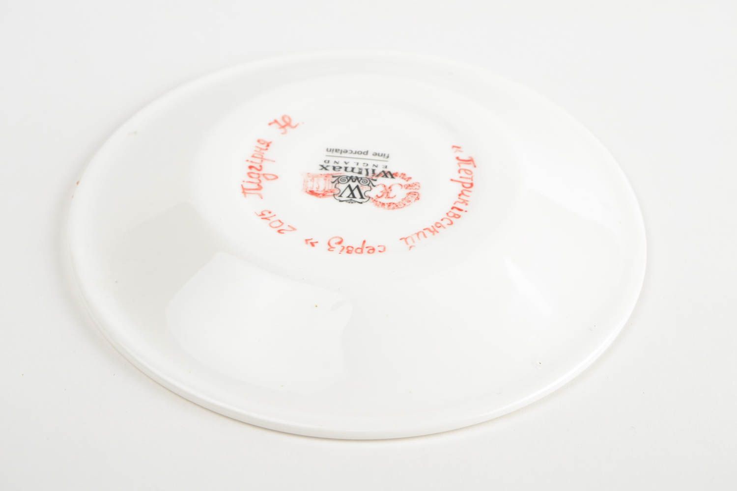 Soucoupe porcelaine faite main Petite assiette ethnique ronde Service vaisselle photo 5